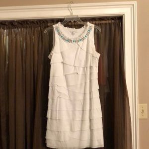 Dress barn  - White sleeveless dress